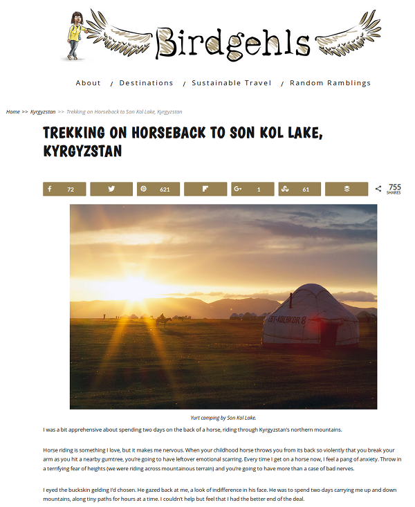 Horse trekking and yurt living in Song Kol Lake