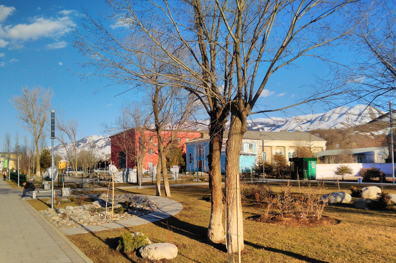 Enjoy in the Seitaaly Jakypov Park in Naryn